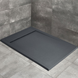 Поддон мраморный Radaway Teos F anthracite 160х100 см HTF160100-64, антрацит - фото 