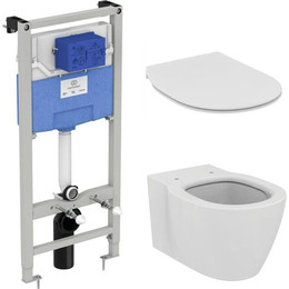 Инсталляция Ideal Standard ProSys с подвесным безободковым унитазом Connect AquaBlade E211601 - фото 