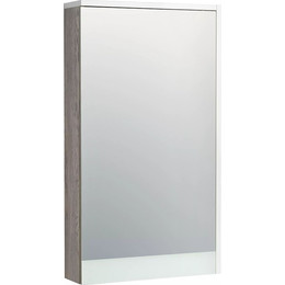 Зеркало-шкаф Акватон Эмма 46 см 1A221802EAD80, дуб наварра/белый - фото 