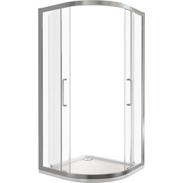 Душевое ограждение Bas Neo R-90-C-CH 90х90 см, хром/прозрачное - фото 