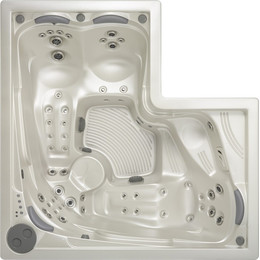 Спа бассейн USSPA Combi Spa 225х225 см, для коммерческого использования - фото 
