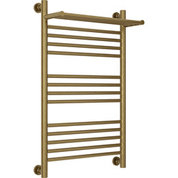 Полотенцесушитель водяной Сунержа Богема с полкой+ П14 800х500 мм 05-0223-8050, состаренная бронза - фото 