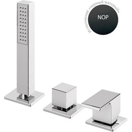 Смеситель для ванны Cezares PORTA-BVDM3-NOP, черный, Цвет производителя: чёрный - фото 