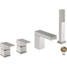 Смеситель для ванны Cezares UNIKA-BVD4-02, бронза, Цвет производителя: бронза - фото 