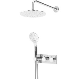 Душевая система для душа с термостатом Cezares Articoli Vari CZR-B-VDIM-T-01, Цвет производителя: хром - фото 