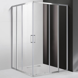 Душевое ограждение Cezares 160х90 см MOLVENO-AH-22-160/90-C-Cr-IV, хром/прозрачное - фото 
