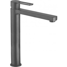 Смеситель для раковины высокий Paffoni Ringo RIN081NO, чёрный матовый - фото 