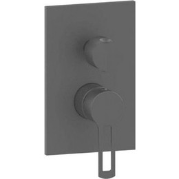 Смеситель для ванны Paffoni Ringo RIN018NO/M, чёрный матовый - фото 