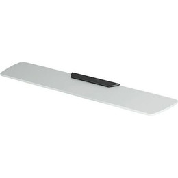 Стеклянная полка WasserKraft Wiese K-8924, цвет оружейная сталь - фото 