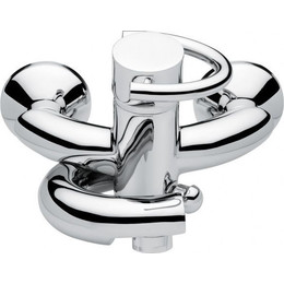 Смеситель для ванны Emmevi Twist SC6601, хром матовый - фото 