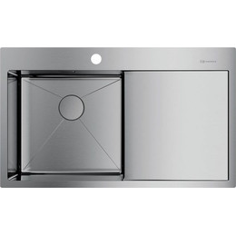 Кухонная мойка Omoikiri Akisame 86-IN-L (4993760) 1,2 мм, нержавеющая сталь - фото 