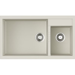 Кухонная мойка Omoikiri Tedori 86-2-LB WH 4993935, белый, Цвет производителя: белый - фото 