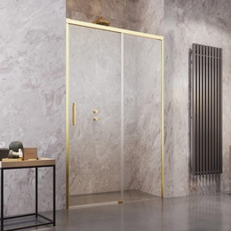 Душевая дверь Radaway Idea Gold DWJ 120 см 387016-09-01R, золото/прозрачное - фото 