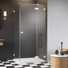 Душевое ограждение Radaway Essenza Pro White KDJ 90х70 см R, белый/прозрачное - фото 