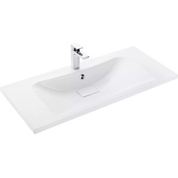 Раковина врезная Акватон Брук 100 см 1A71333KBC010 - фото 