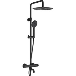 Душевая стойка с термостатом WasserKraft Thermo A28801, черный - фото 