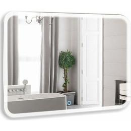 Зеркало Azario Стив Led 100 см (с подсветкой, часами и сенсорным выключателем) - фото 