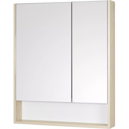 Зеркало-шкаф Акватон Сканди 70 см 1A252202SDB20, белый/дуб верона - фото 