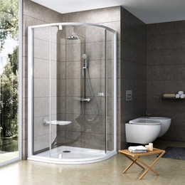 Душевое ограждение Ravak Pivot PSKK3 100x100 см 376AA101Z1 белый/прозрачное - фото 