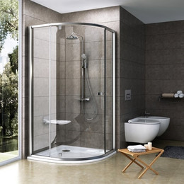 Душевое ограждение Ravak Pivot PSKK3 100x100 см 376AAU00Z1 сатин/прозрачное - фото 