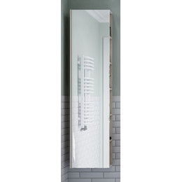 Пенал подвесной Акватон Сканди 40 см 1A253403SDB20, белый/дуб верона - фото 