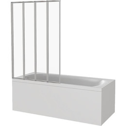 Шторка для ванны Bas Screen GR4-100-C-CH 1000х1400 мм, хром/прозрачное - фото 