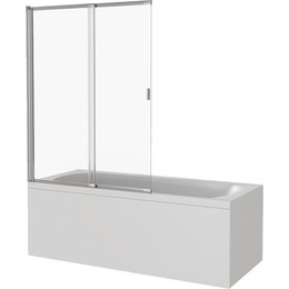 Шторка для ванны Bas Screen SL-100-C-CH 1000х1400 мм, хром/прозрачное - фото 