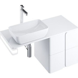 Тумба подвесная со столешницей Ravak Balance 1200 X000001366 (тумба SD Balance 600), белый - фото 