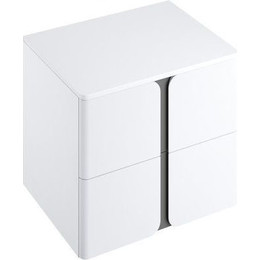 Тумба подвесная со столешницей Ravak Balance 600 X000001367, белый/графит - фото 