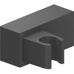 Держатель душевой лейки WasserKraft A224, черный - фото 