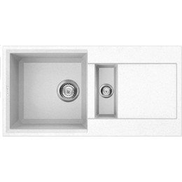 Кухонная мойка Omoikiri Sakaime 86-2-WH 4993129, белый, Цвет производителя: белый - фото 