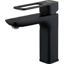 Смеситель для раковины Iddis Slide SLIBL00i01, черный матовый - фото 