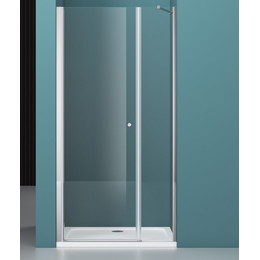 Душевая дверь BelBagno 200 см ETNA-B-11-100+100-C-Cr, хром/прозрачное - фото 