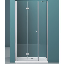 Душевая дверь BelBagno 170 см ALBANO-BS-13-90+80-C-Cr, хром/прозрачное - фото 