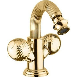 Смеситель для биде Cezares OLIMP-BS2-03/24-M, золото - фото 