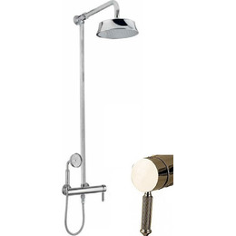 Душевая стойка Cezares OLIMP-CD-02-L, бронза, Цвет производителя: бронза - фото 