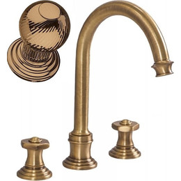 Смеситель для раковины Cezares APHRODITE-BLS2-A-02-M, бронза, Цвет производителя: бронза - фото 