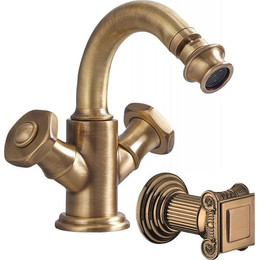 Смеситель для биде Cezares APHRODITE-BS2-02-O, бронза, Цвет производителя: бронза - фото 