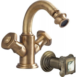 Смеситель для биде Cezares APHRODITE-BS2-02-Sw, бронза, Цвет производителя: бронза - фото 