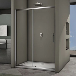 Душевая дверь Veconi Vianno 160 см VN63-160-01-19C3, хром/прозрачное - фото 