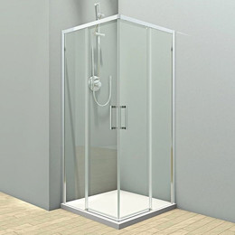 Душевое ограждение Veconi Rovigo 80x80 см RV47-80-01-C4, хром/прозрачное - фото 