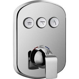Смеситель для душа с термостатом Cezares GLOBO-F-VDIM3-TB-01 - фото 