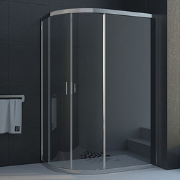 Душевое ограждение Veconi Rovigo 100х90 см RV03-10090A-01-19C1, хром/прозрачное - фото 