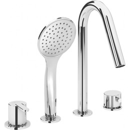 Смеситель для ванны Cezares LEAF-BVDM4-01, Цвет производителя: хром - фото 