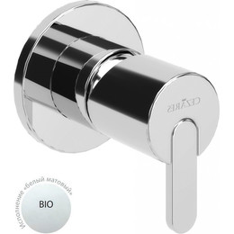 Смеситель для душа Cezares LEAF-DIM-BIO, белый матовый, Цвет производителя: белый матовый - фото 