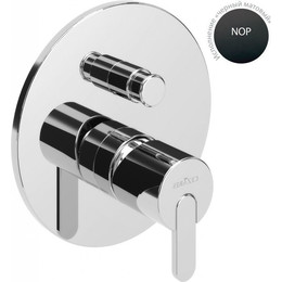 Смеситель для ванны Cezares LEAF-VDIM-NOP, черный матовый, Цвет производителя: чёрный матовый - фото 