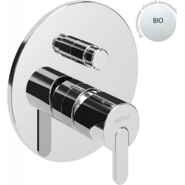 Смеситель для ванны Cezares LEAF-VDIM-BIO, белый матовый, Цвет производителя: белый матовый - фото 