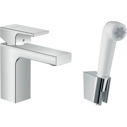 Смеситель для раковины с лейкой для биде Hansgrohe Vernis Shape 71216000 - фото 