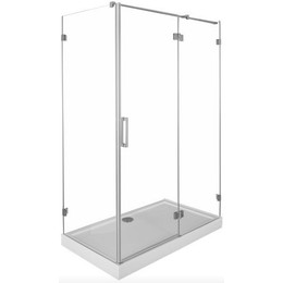 Душевое ограждение Aquanet Beta NWD1231 140х80 см (стекло 8 мм), хром/прозрачное L - фото 
