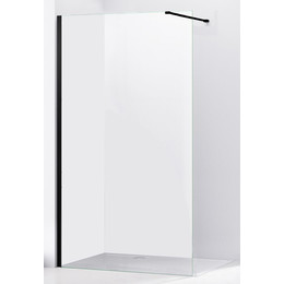 Душевая перегородка Abber Immer Offen 120 см AG61120B, черный/прозрачное - фото 